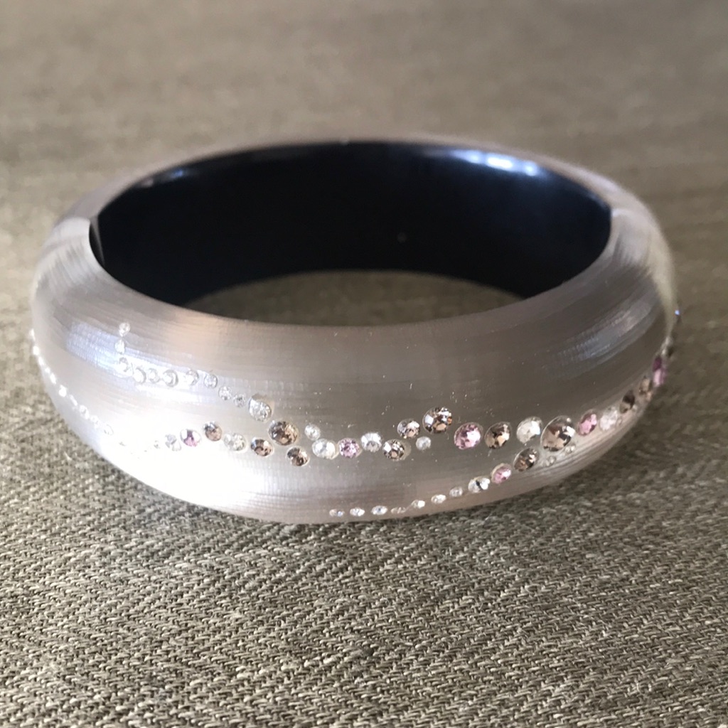Alexis Bittar Lucite And Crystal Bracelet